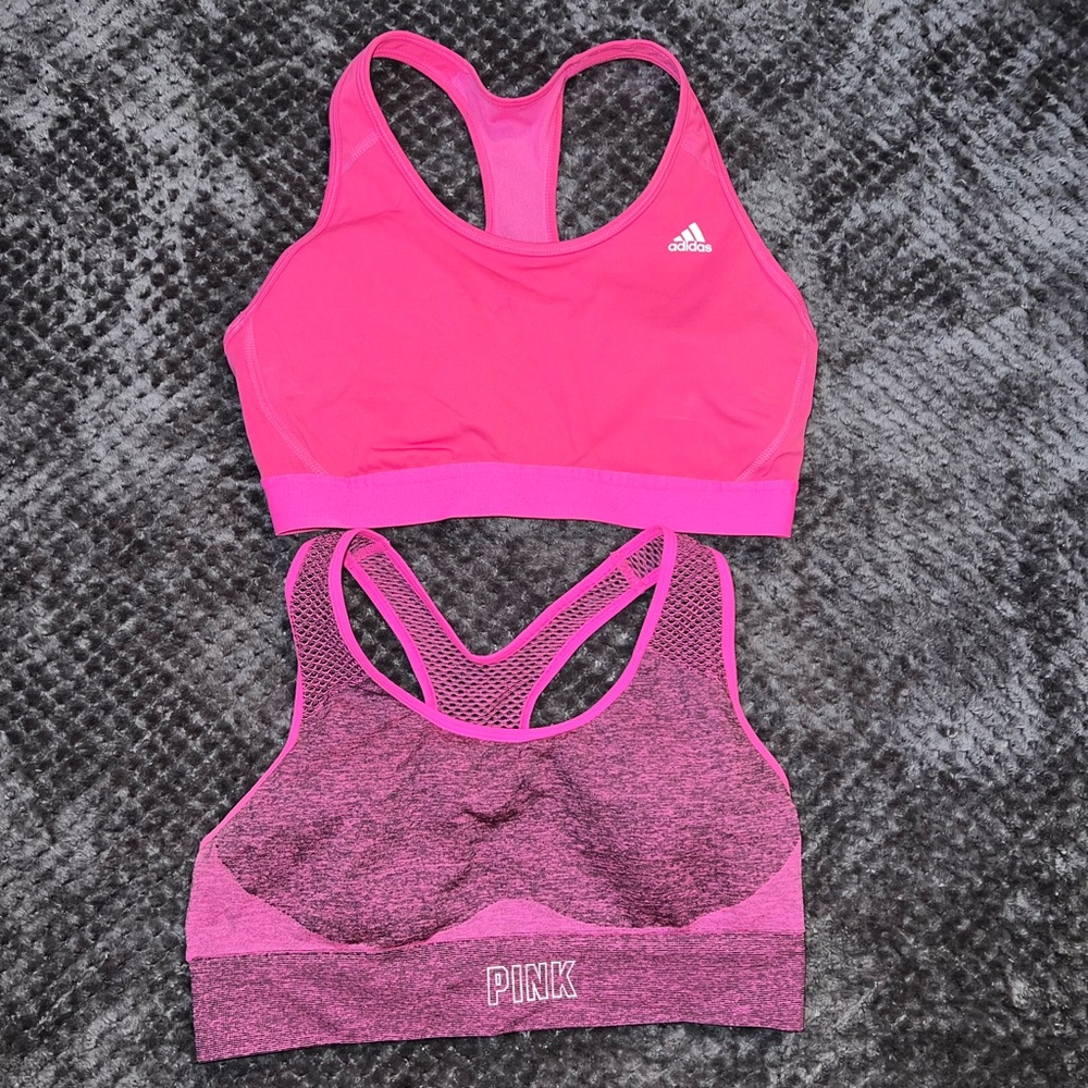 Pink Sports Bra